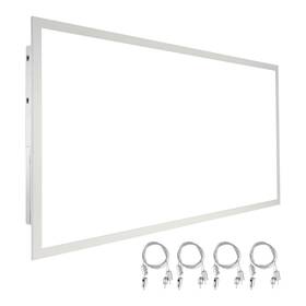 Vevor 840349963211 1 Pack 2x4 Ft Led Flat Panel Light 6000lm 50w Surface Mount Drop Cei
