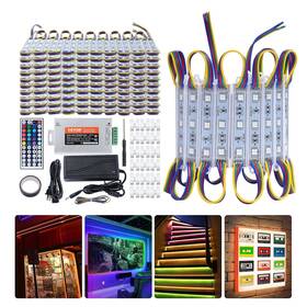 Dykdmmkd5050sn5d8v1 Vevor 200pcs Led Storefront Lights 103 Ft Module 5050 Smd 3-led Rg