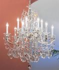1017220 Via Venteo Id Silverstone Finish Chandelier