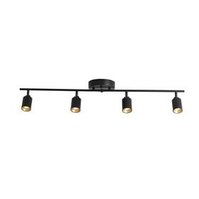Ce1008571 Vidalite Modern 3 Ft. 4 Spot-light Black Integrated Led Fixed Track Lighting