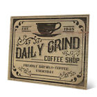 Vin0000022mtl11x14xxx Click Wall Art Daily Grind Coffee Shop Vintage Advertisement