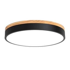 Violoemi 768745686568 Modern Wood Ceiling Lightround Led Flush Mount Lightminimalist L