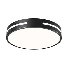 Os3037001 Violoemi Dimmable Led Ceiling Light 5cct 2700k-6000k Modern Black Flush Mount