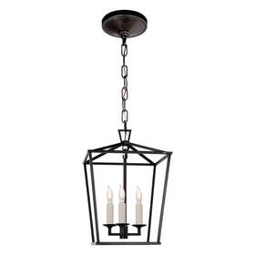 2175ai Visual Comfort Chapman And Myers Darlana 10 Inch Mini Lantern Pendant Light Aged Iron