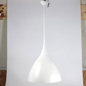 5351pw Visual Comfort Arn Aerin Agnes Medium Pendant In White With Gild Interior