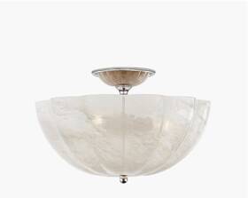 Arn4000hab-wg Visual Comfort Aerin Rosehill Semi-flush Mount Ceiling Light