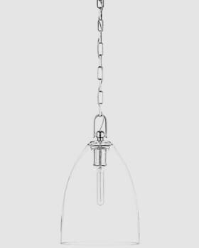 Cp1001bbs Visual Comfort By Chapman And Myers Andros Large Glass Ceiling Pendant Light