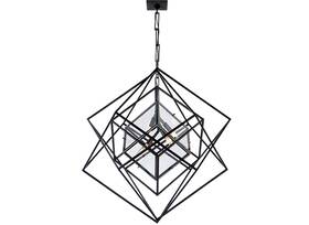 5021ai-cg Visual Comfort Signature Collection - Kelly Wearstler Lot Of Two Nwob Cubist Med. Chandelier Sign. Coll. Kw