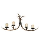 Vl.h0015 Vaxcel Lighting Yoho Chandelier In Black Walnut 884656727418