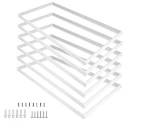 Vocgouu 345932245410 6 Pack 2x4 Surface Mount Kit For Led Flat Panel Light - Aluminum 2ftx4ft Ft
