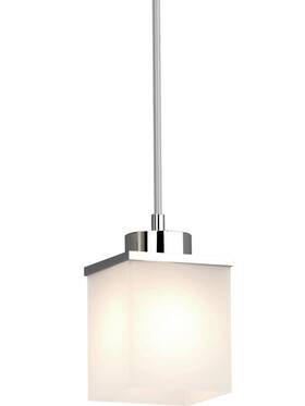 1150-3 Volume Lighting 1150 Sharyn 1 Light 4 Inch W Mini Pendant - Chrome