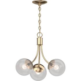 Volume Lighting 748066921234 3-light Indoor Antique Gold