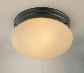 7758-79 Volume Lighting V7758 2 Light 9 Inch Flush Mount Ceiling Fixture - Bronze