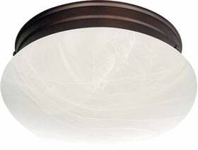 7788-79 Volume Lighting V7788 2 Light 9 Inch Flush Mount Ceiling Fixture - Bronze