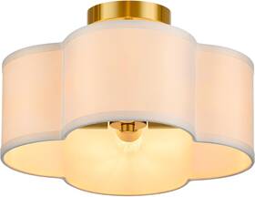 Hcf1013gw Vonluce Semi Flush Mount Ceiling Light Fixture 4-light Nursery