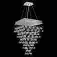 W83237c20 Worldwide Lighting Icicle 5 Light Chrome Finish With Clear Crystal 817484017512