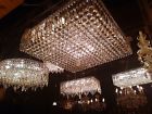 W83624c24 Usa Brand Sale Cascade Light Crystal Prism Chandelier Rectangle Modern