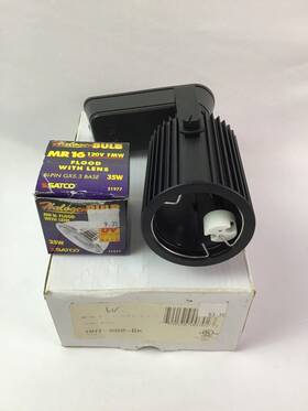 Hht-900-bk Wac Lighting 790576003023 Track Fixture Low Voltage Head Black Mr16 Bulb