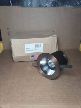 Wac Lighting 790576228754 Hr3ledt318nwhz Tesla 3.5 Inch Led Round Adjustable Trim - Copper Bronze
