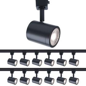Wac Lighting 790576783772 Charge Led 10w Line Voltage Track Head 3000k In Black For H Pack Of 12
