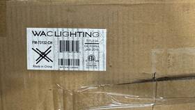 Fm-73132-ch Wac Lighting Fm-73132 Parallax 32 Inch W Led Flush Mount Ceiling - Chrome