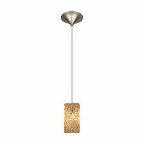 Mp-led939-cd-bn Wac Lighting Mp-led939-cd/bn Haven Led Champagne Diamond Pendant Brushed Nickel Canopy