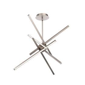Pd-73129-bn Wac Lighting Parallax 29 Inch Pendant Light In Brushed Nickel -