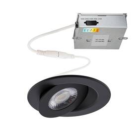 2700k3000k3500k4000k5000k Wac Lighting R4erar-w9cs-bk Lotos 4in Led Round Adjustable 5cct Selectable Recesse