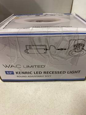R3jrat-wcs-wt Wac Limited Kenric 3.5 Inch Round Adjustable 5cct Led Recessed Light Trim
