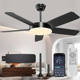 Dfsd-5y01 Wakisa Wa Us -dfsd-5y01 45 Inch Ceiling Fans With Lights Indoor Fan Light And Remote/ap