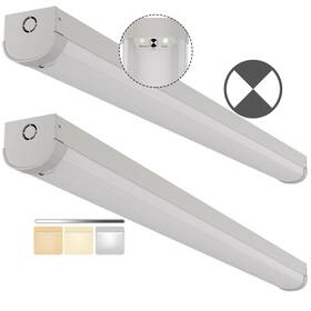 0-10v Walrusled 762765524626 2 Pack 4ft Led Linear Strip Stairwell Light Ceiling Fixture
