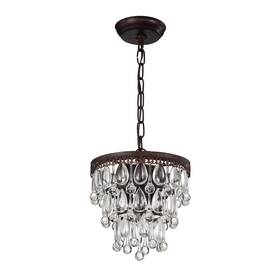 Imp30a Warehouse Of Tiffany 653341082282 Imp30a/3ac Eresu Antique Copper 3-light Chadnelier Chandelier