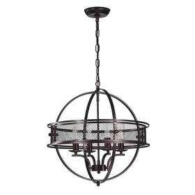 Imp22 Warehouse Of Tiffany 653341093080 Imp22/4mb Sario Matte Black 4-light Chandelier 19.69 Inch L X W 18.9 H
