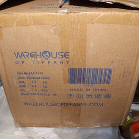 Ld4031 Warehouse Of Tiffany Marlowe 1-light Adjustable Cord Glass Edison Pendant