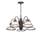 Wb0390 Hampton Bay Oil Rubbed Bronze Light Chandelier Modern 8945227525962