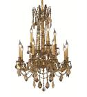 We24424 World Of Classic Chandeliers Light With Golden French 0650434391788