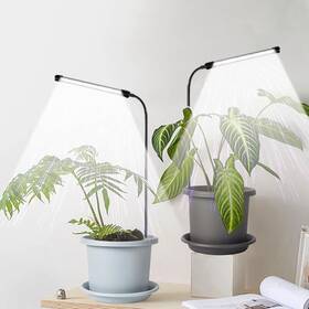6000k-01 Weeleegoo Grow Light 2 Pack 6000k Full Spectrum Gooseneck Growing Lamp For Indoor Pot