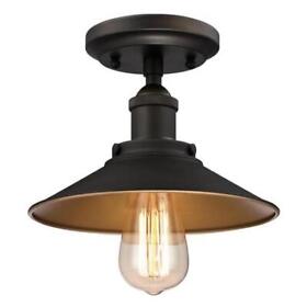 6336000 Westinghouse One-light Indoor Semi-flush Ceiling Fixture Louis Orb