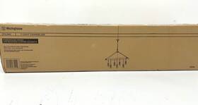 63514 Westinghouse Elway 7-light Barnwood With Washed Copper Chandelier
