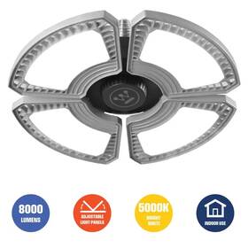 Westinghouse 744110101850 0.8 Ft. 100-watt 8000 Lumen Led Deformable Utility Shop Light 5000k