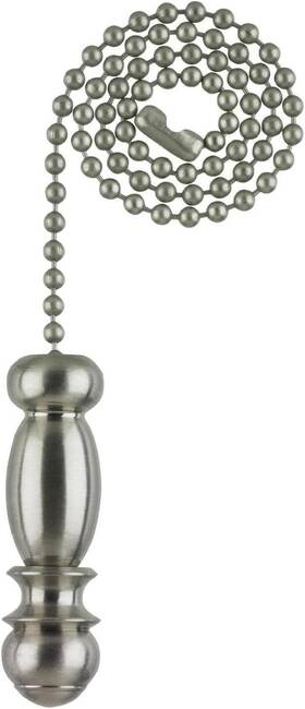 7710300 Westinghouse Pendant Pull Chain Brushed Nickel White