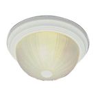 13211-1 White Light 2 Ceiling Aw Globe Lighting Trans Mount Antique