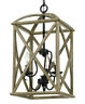Whn5203dw Quoizel Distressed Weathered Oak Woodhaven Chandelier 611728295359
