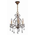 Wi22203-90 World Imports Grace Antique Gold Indoor Chandelier New 897821005419