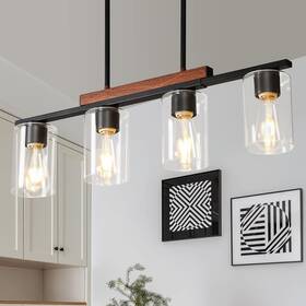 Qlbd0055b Wilon Kitchen Island Lighting 4 Light Dining Room Fixture Farmhouse Chandelier P