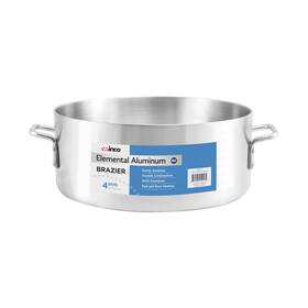 Alb-40 Winware Winco Commercial-grade Aluminium Brazier Heavyweight 40 Quart