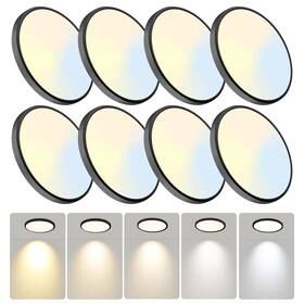 Wkoncldy 721820424400 7.5inch Led Ceiling Lights 5 Colors Selectable 3000k/3500k/4500k/5000k/6000