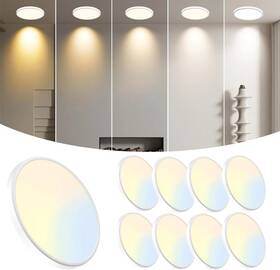 Xdd-01 Wkoncldy 8-pack 7.5inch Led Ceiling Lights 5 Colors Selectable Flush Mount