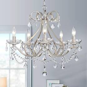 Ushd30602n Wuzups Crystal 5-light Candle Chandelier Ceiling Light Modern Crystal/metal