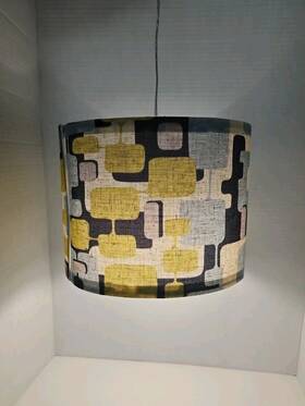 4.51118-d1814 Wylz0123xzan 331624673150 Mod Pendant Lamp Abstract Mcm Style Hanging With Plug And Remote Changes Tones New